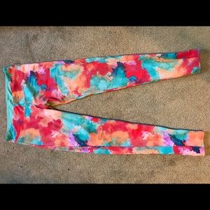 O’Neill watercolor print active tights